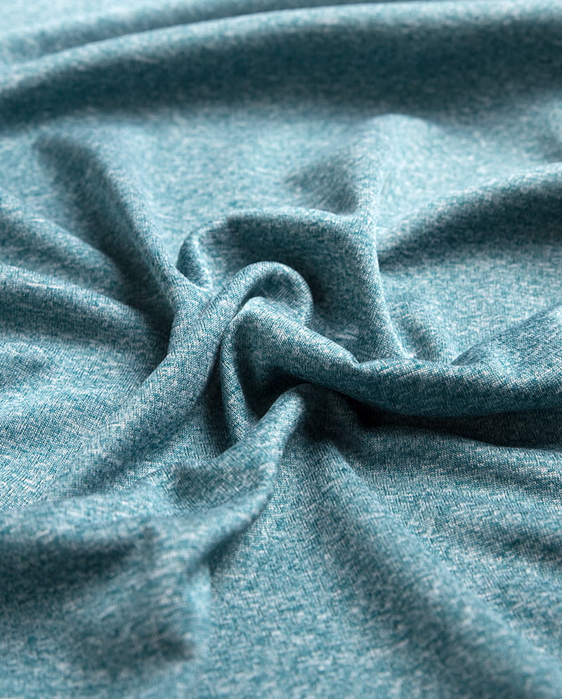 Vải jersey cation hai mặt màu xám Heather Vải jersey cation hai mặt màu xám Heather